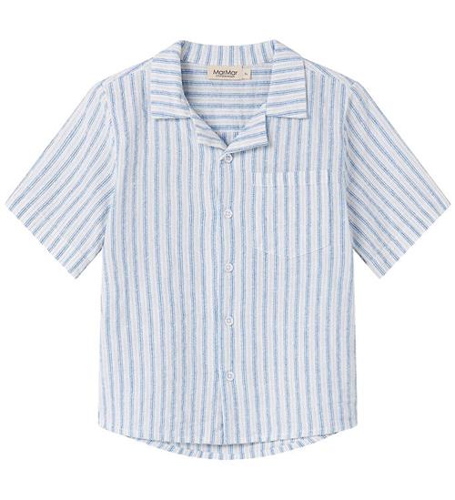 MarMar Skjorte K/Æ - Tage - Surf Blue Stripe