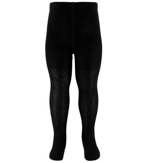 Minipop Strømpebukser - Bambus - Sort