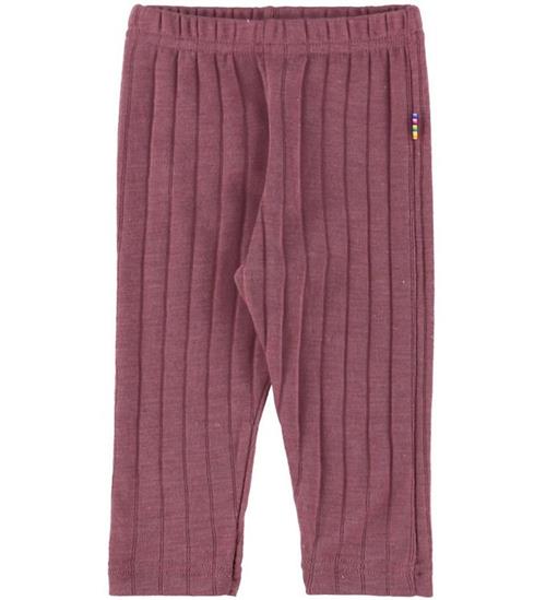Joha Leggings - Uld/Silke - Rib - Lyng