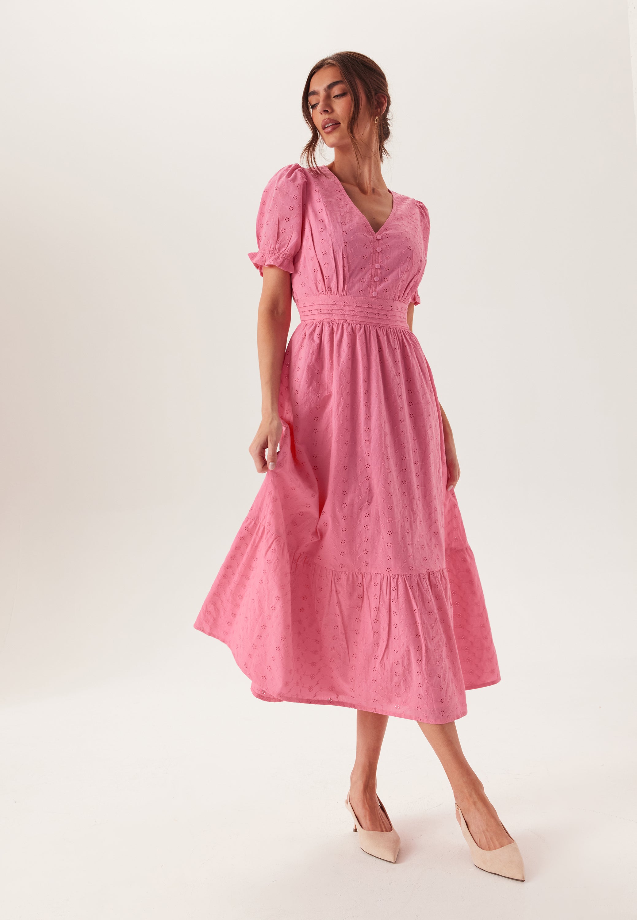 BUBBLEROOM Broderie Anglaise Dress