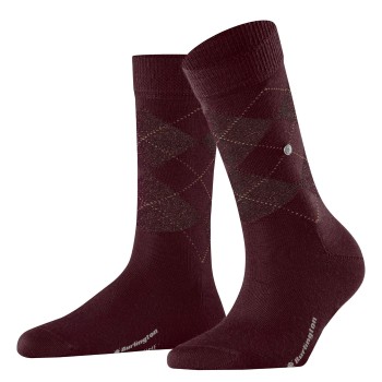 Burlington Strømper Marylebone Glitter Women Socks Vinrød  Str 36/41 Dame