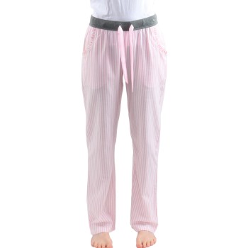 Esprit Calista Flannel Pants Hvid/Rosa bomuld 42 Dame