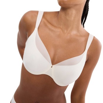 Triumph BH BMU Illusion Curve Minimizer Bra Offwhite G 85 Dame
