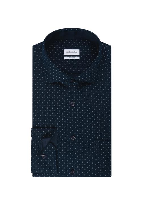 SEIDENSTICKER Forretningsskjorte  mørkeblå / hvid