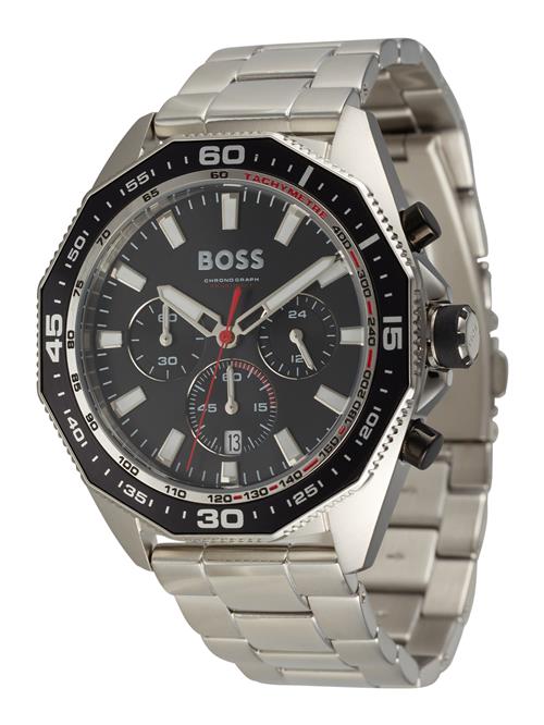 BOSS Analogt ur  sort / sølv
