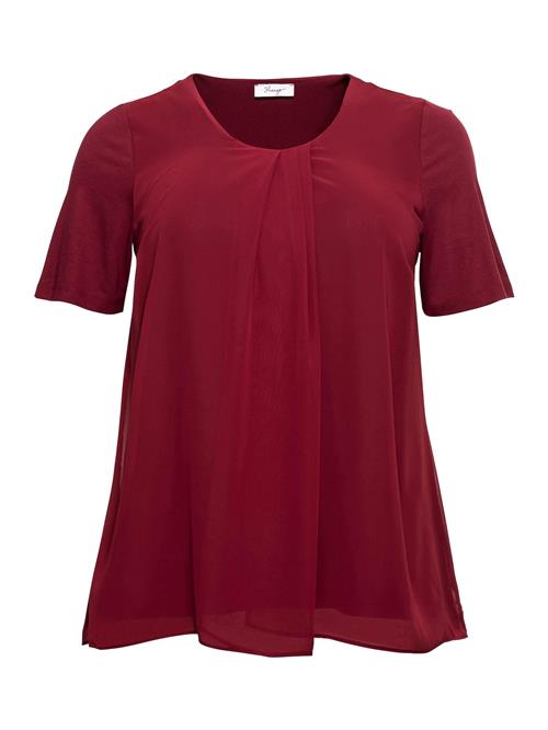 SHEEGO Bluse  rubinrød
