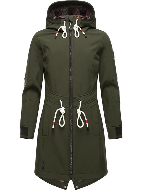 MARIKOO Funktionsfrakke 'Mount Furnica'  khaki / hvid