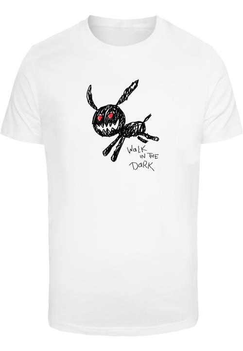 Mister Tee Bluser & t-shirts 'Walk In The Dark'  sort / hvid