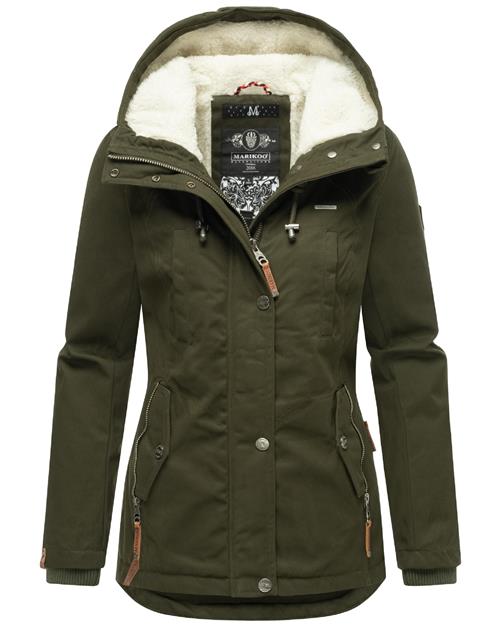 MARIKOO Vinterparka 'Bikoo'  mørkegrøn