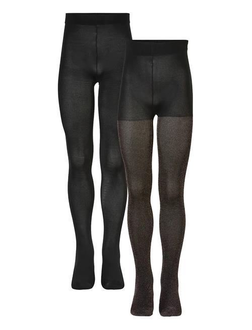 The New | 2-Pack Tights Glitter/Solid Noos | 170/176