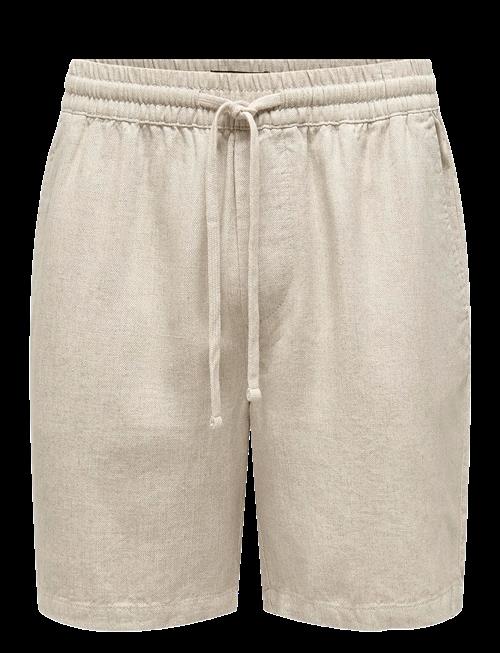 ONLY & SONS | Onstel Visc Lin Shorts 0075 Cs | XXL
