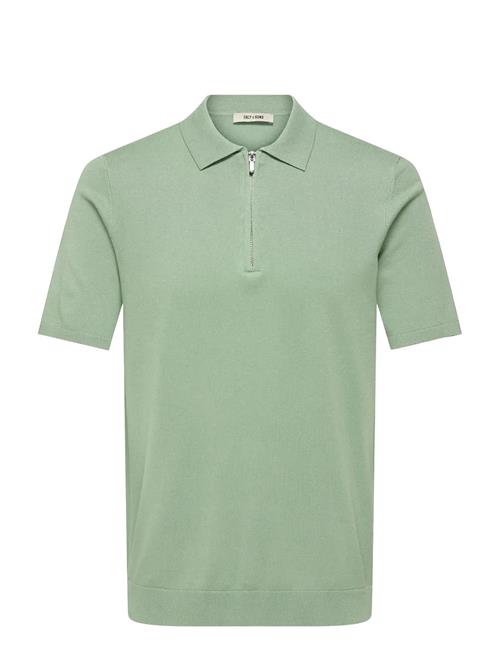 ONLY & SONS | Onswyler Life Reg 14 Ss Zip Polo Knit | XS