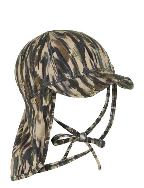 mikk-line | Summerhat Cap Long Neck - Aop Bamboo | 45(6/12M)