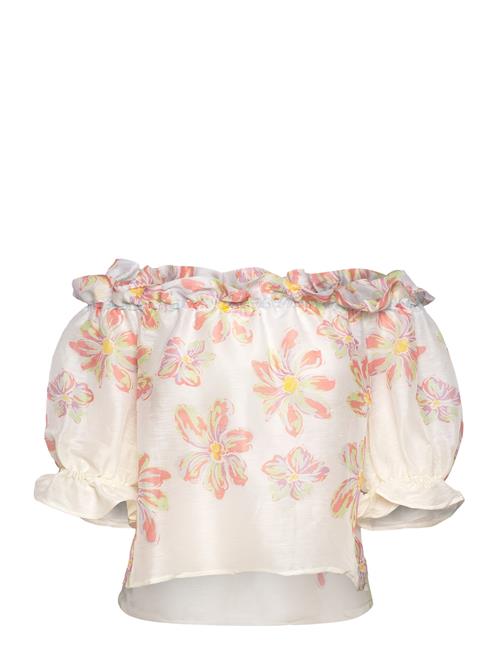 Malina | Elma Off Shoulder Silk Blend Blouse | XS