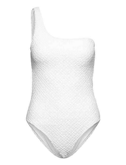 Mango | Asymmetrical Textured Swimsuit | L