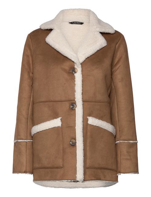 Lauren Ralph Lauren | Faux-Shearling & Faux-Suede Coat | M