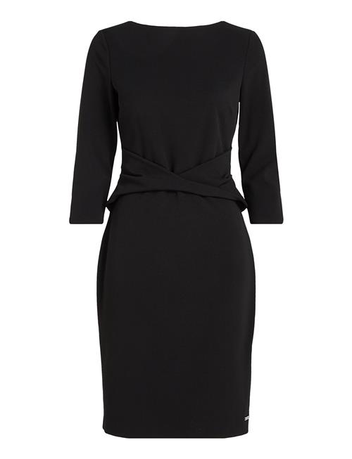 Calvin Klein | Scuba Crepe Dress Front Twist | 36