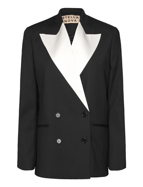 Stella Nova | Blazer With Inserted Satin Lapel | 36