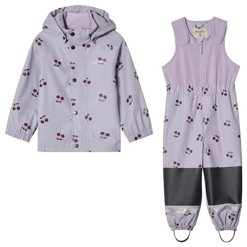 Kuling Ottawa Foret Regnsæt Violet Cherry Violet Cherry 122/128 cm Rain Lilla  122/128 cm  unisex