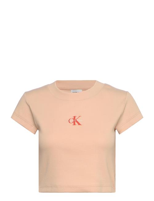 Calvin Klein Jeans | Monologo Baby Rib Tee | L
