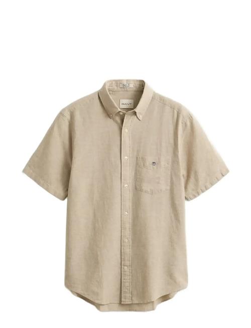GANT | Reg Cotton Linen Ss Shirt | XXXL