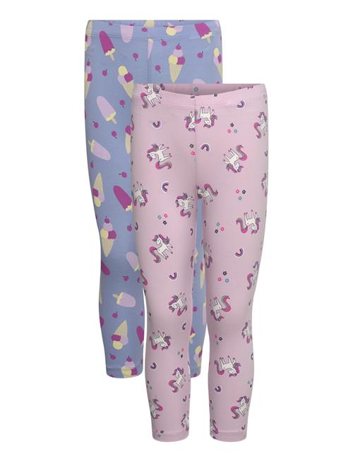 name it | Nmfvivian 2P Aop Capri Legging | 104
