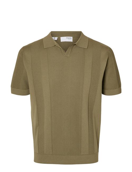 Selected | Slhchanning Ss Knit Structure Open Polo | S