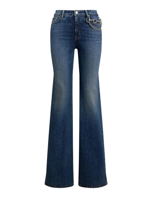Lauren Ralph Lauren | Chain-Trim High-Rise Flare Jean | 42