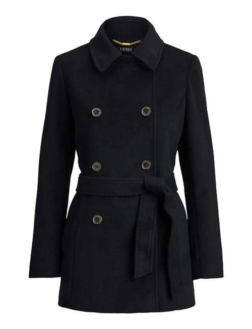 Lauren Ralph Lauren | Double-Breasted Belted Wool-Blend Coat | 46