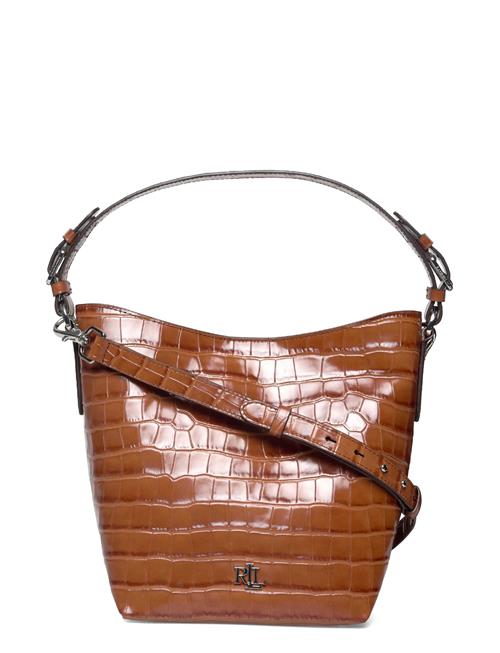 Lauren Ralph Lauren | Croc-Embossed Medium Witley Bucket Bag | ONE SIZE