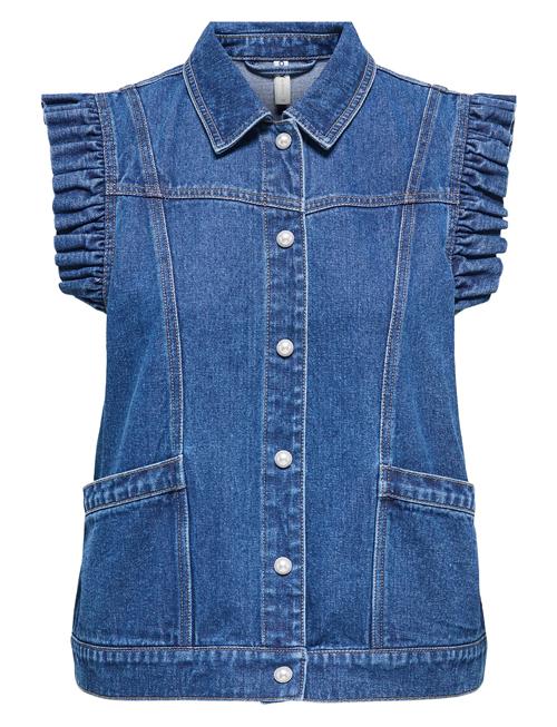 ONLY | Onlkennedy Sl Dnm Frill Waistcoat Bj | S