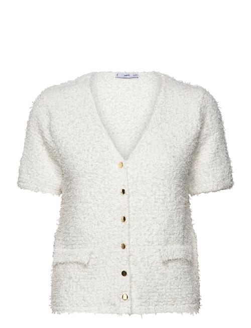 Mango | Short-Sleeved Bouclé Cardigan | XS