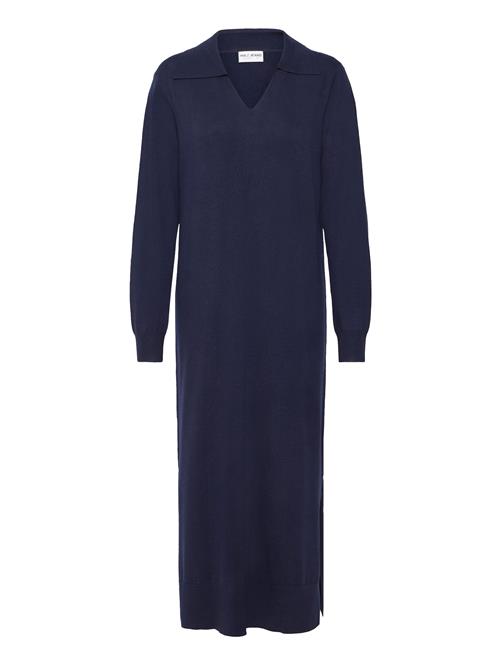 PULZ Jeans Strikkjole 'SARA'  mørkeblå