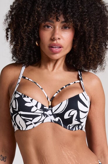 Hunkemöller Bikinitop Mauritius Sort