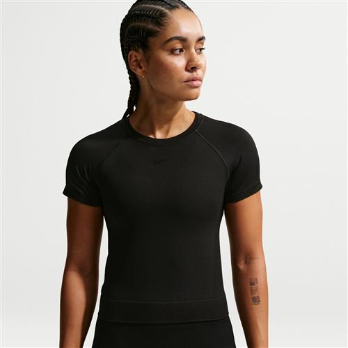 Nike Pro Seamless Dri-FIT-T-shirt til kvinder - sort
