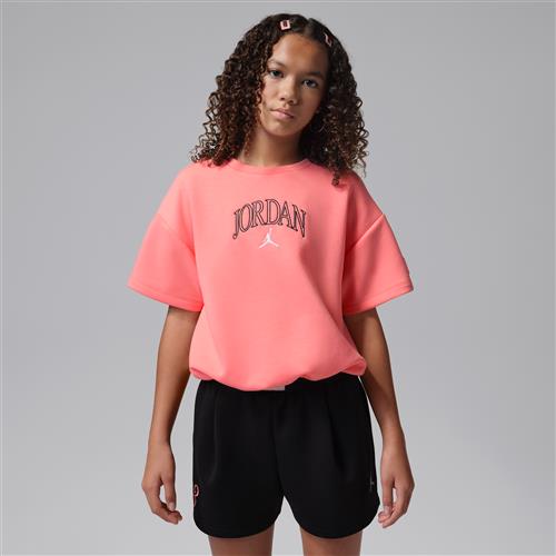 Jordan Flower of Friendship maskinstrikket trøje til større børn - Pink