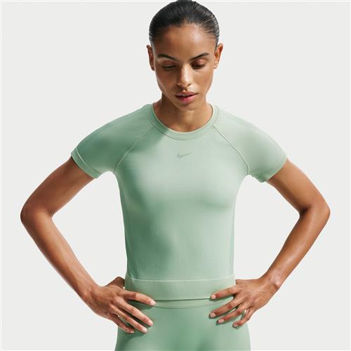 Nike Pro Seamless Dri-FIT-T-shirt til kvinder - grøn