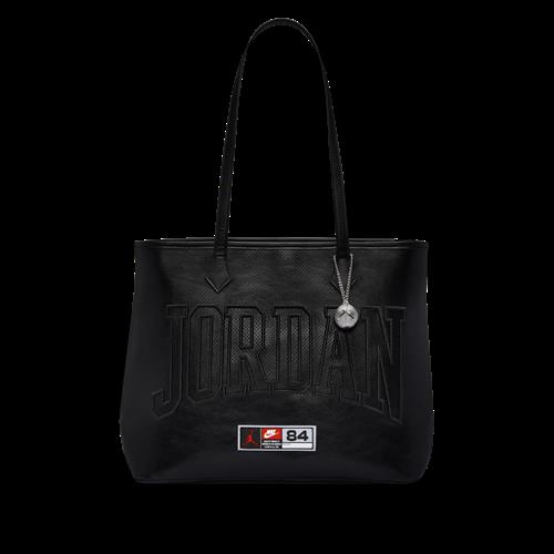 Jordan perforerede skuldertaske (16 liter) - sort