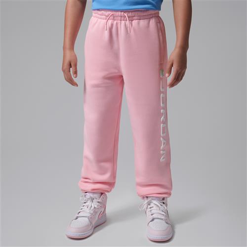 Jordan Essentials Baseline-bukser i fleece til større børn - Pink