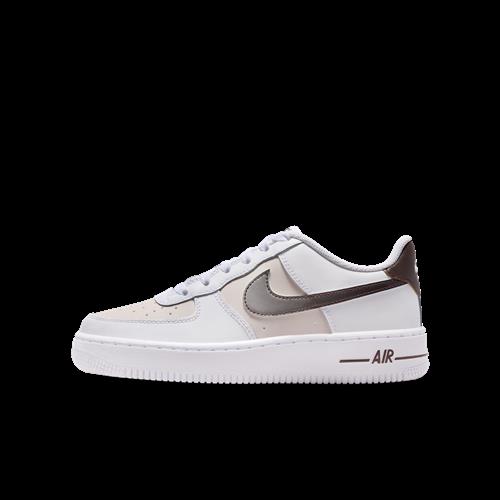 Nike Air Force 1-sko til større børn - hvid