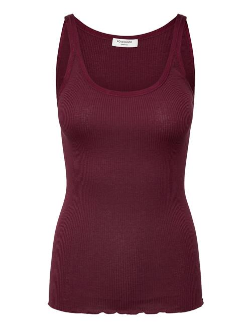 Rosemunde | Rwbelle Silk U-Neck Strap Elastic T | M