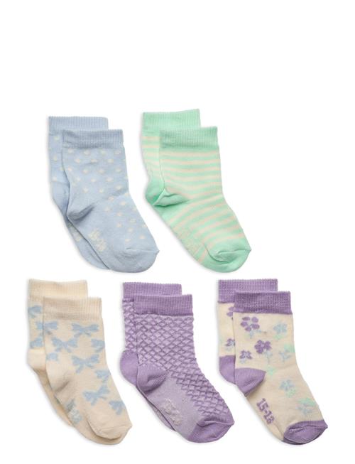 Minymo | Socks W. Pattern (5-Pack) | 31/34