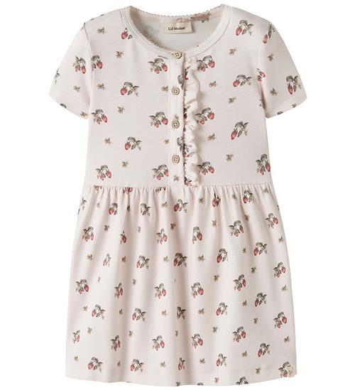 Lil' Atelier Kjole - Bomuld/Lyocell - NmfGayo - Morganite/Strawb