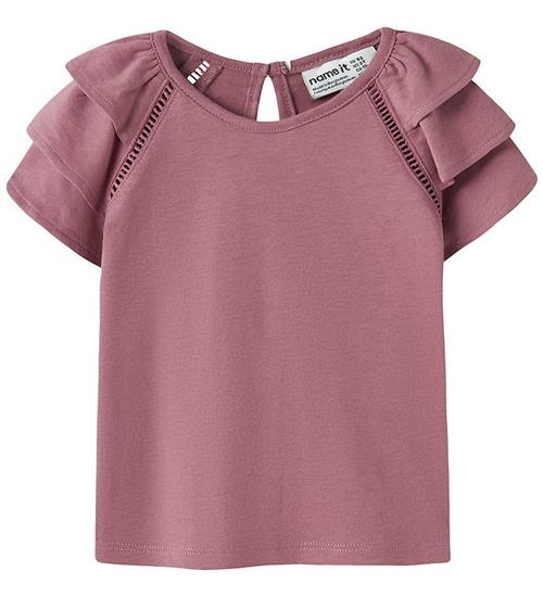 Name It T-shirt - Bomuld/Modal - NmfHuda - Mesa Rose