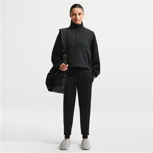 Nike 24.7 ImpossiblySoft Dri-FIT-joggers med mellemhøj talje til kvinder - sort