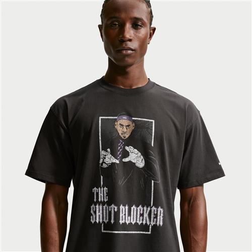 LeBron "Hurt Feelings" Nike-basketball-T-shirt til mænd - sort