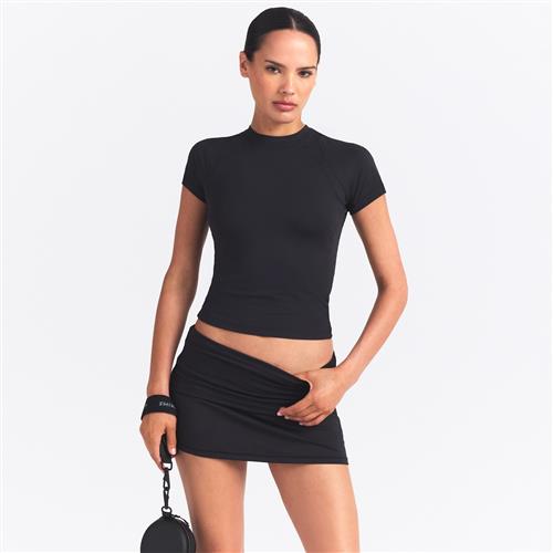 NikeSKIMS Airy-baby-T-shirt til kvinder - sort