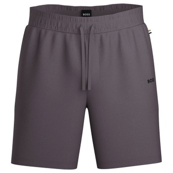 BOSS Waffle Nightwear Shorts Blomme Large Herre