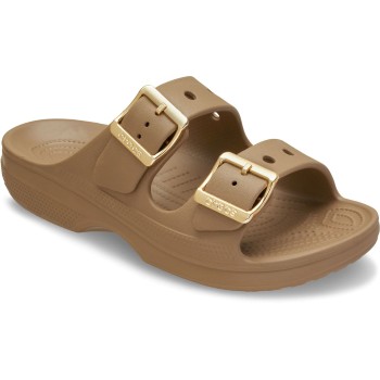 Crocs Saturday Metallic Buckle Sandal Brun not spec US W9 (EU 39-40) Dame