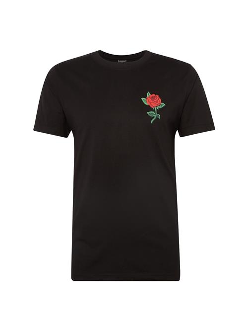 Mister Tee Bluser & t-shirts 'Rose'  grøn / brandrød / sort